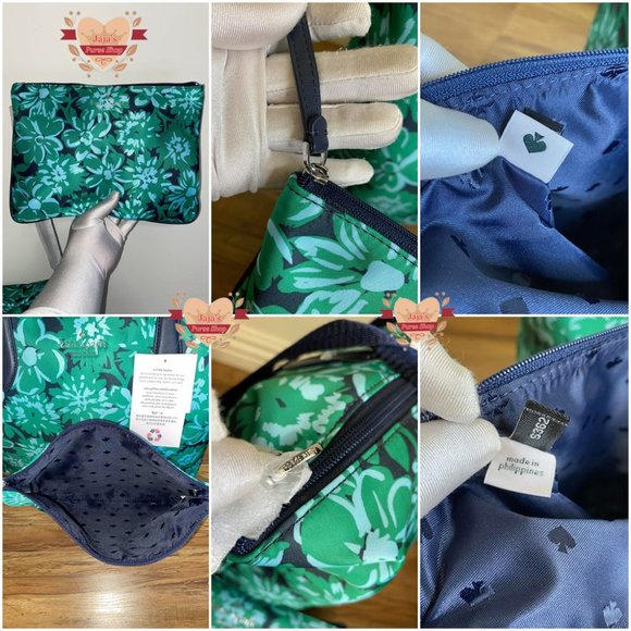 💚Kate Spade New York Polyester Floral Print Bag W/ Wristlet-SET💚 - Picture 8 of 16
